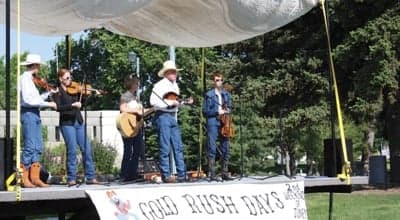 The annual Gold Rush Days celebrates Sidney's role in the rush to the Black Hills goldfields in the late 1800's.