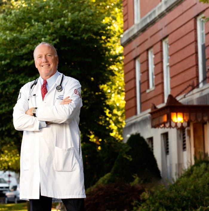 Providence, R.I., attracted Louis Rice, M.D., with a great job opportunity—and the added bonus of being close to the ocean in a beautiful location. As for sports? “I’m still a suffering Cleveland Browns fan,” Rice says.