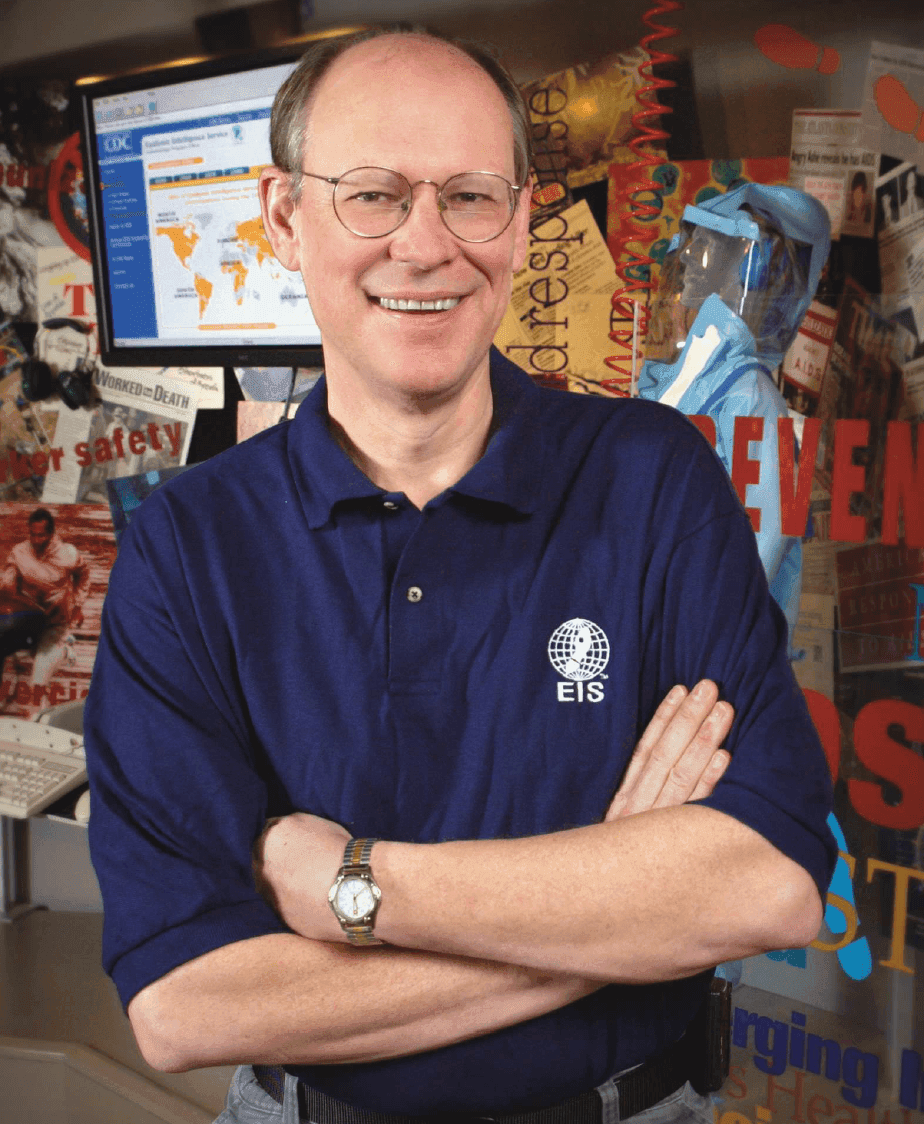 Capt. Douglas H. Hamilton, MD, Ph.D., is the director of the Epidemic Intelligence Service (EIS). Hamilton says of the epidemiology fellowship, "This job is fun. You're on the leading edge of a lot of major public health issues, dealing with unique problems—some scary, usually interesting—and it really is an opportunity most people don't have."