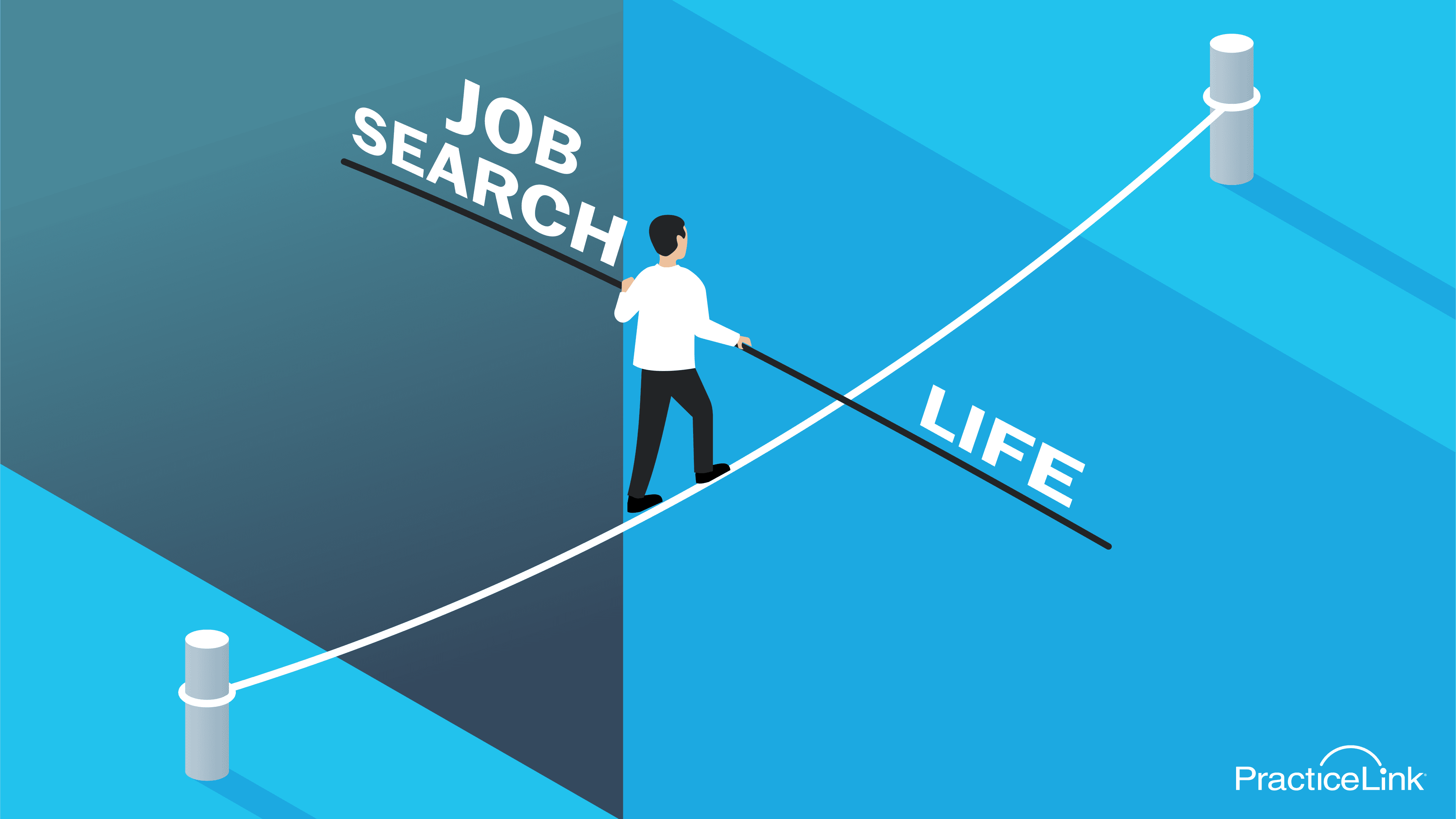 Physician walking the line, balancing life and the physician job search