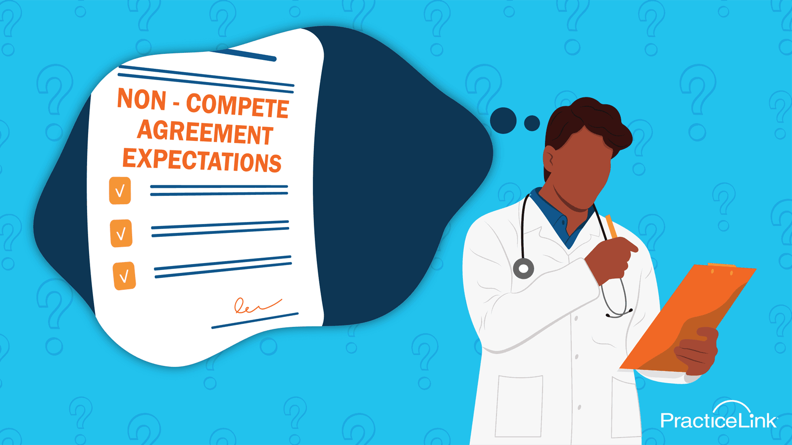 Physician thinking about noncompete agreements and if they should sign them