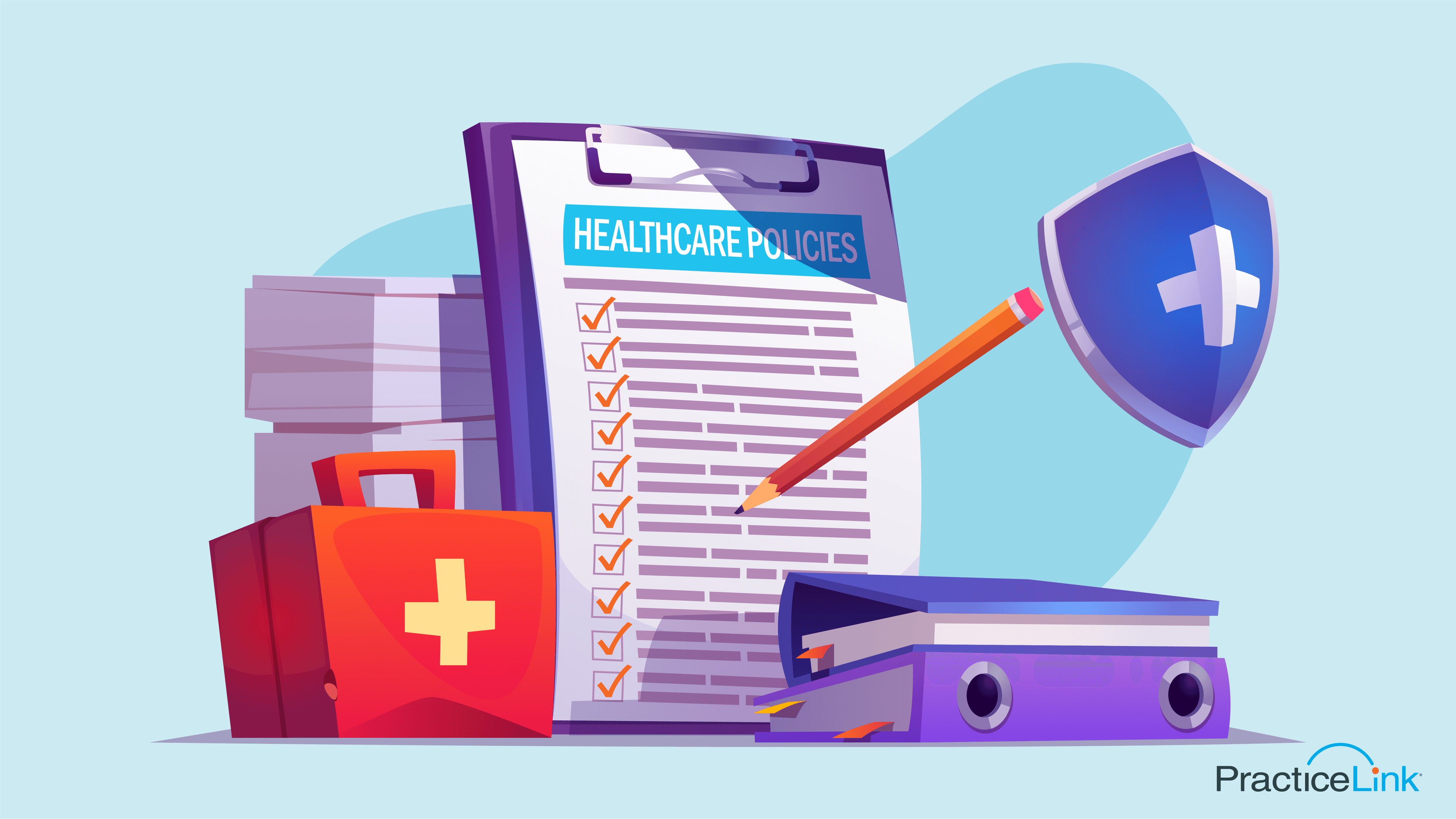 Animated image of physician policies.