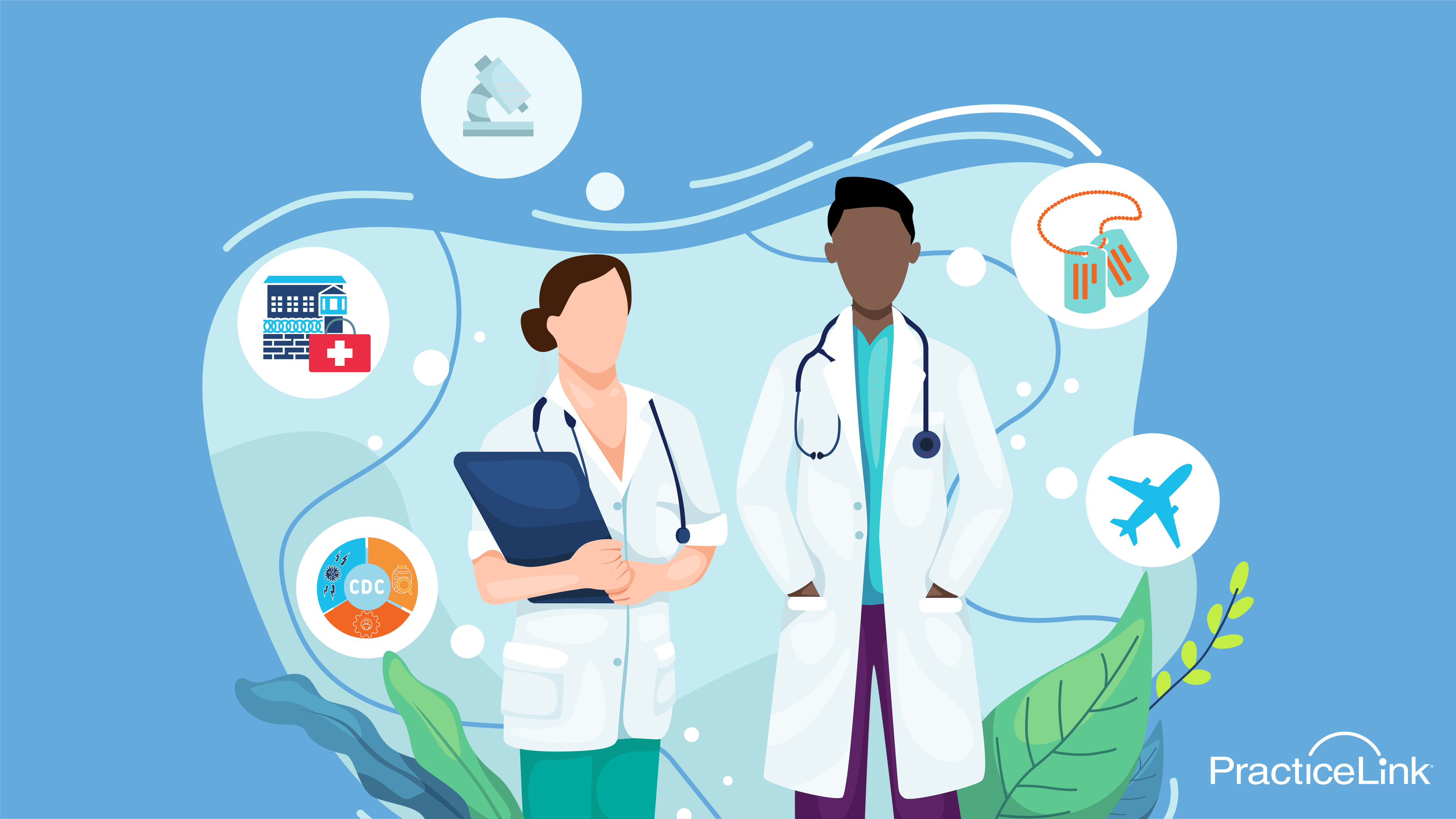 Animated image of doctors.