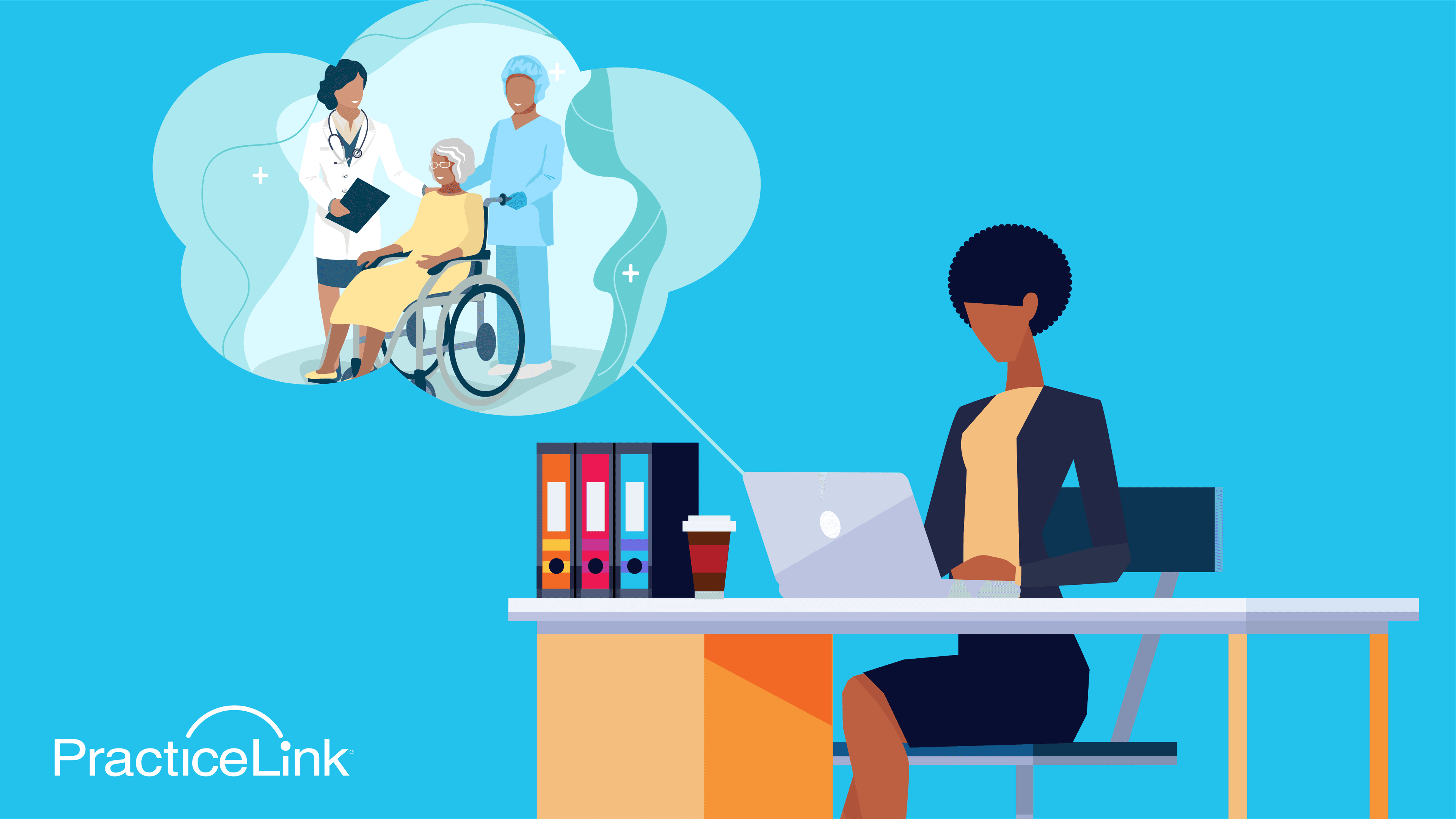 Animated image of doctor and recruiting geriatricians.