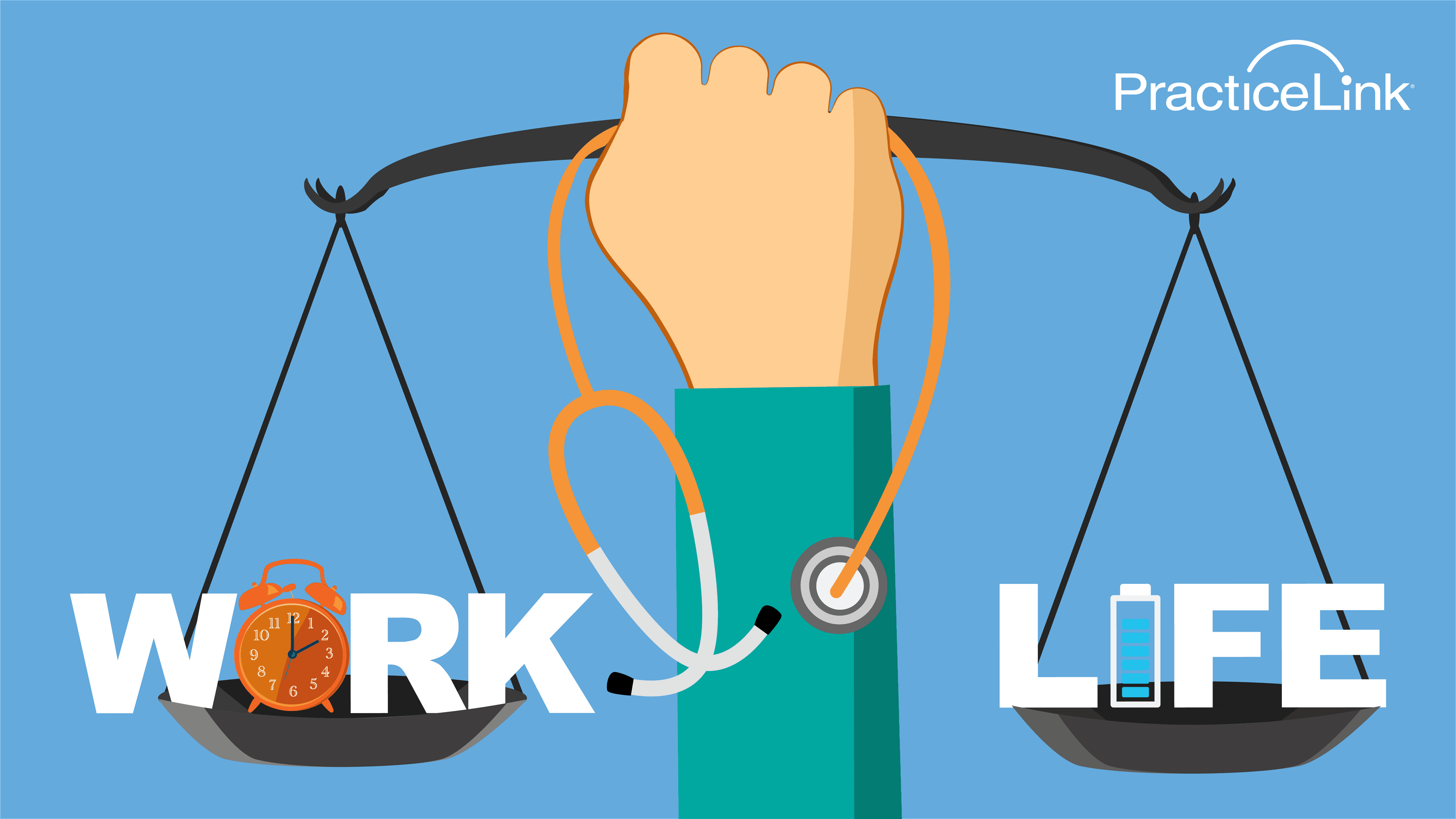 Animated image of physician hand referencing what surgeons have the best worklife balance.