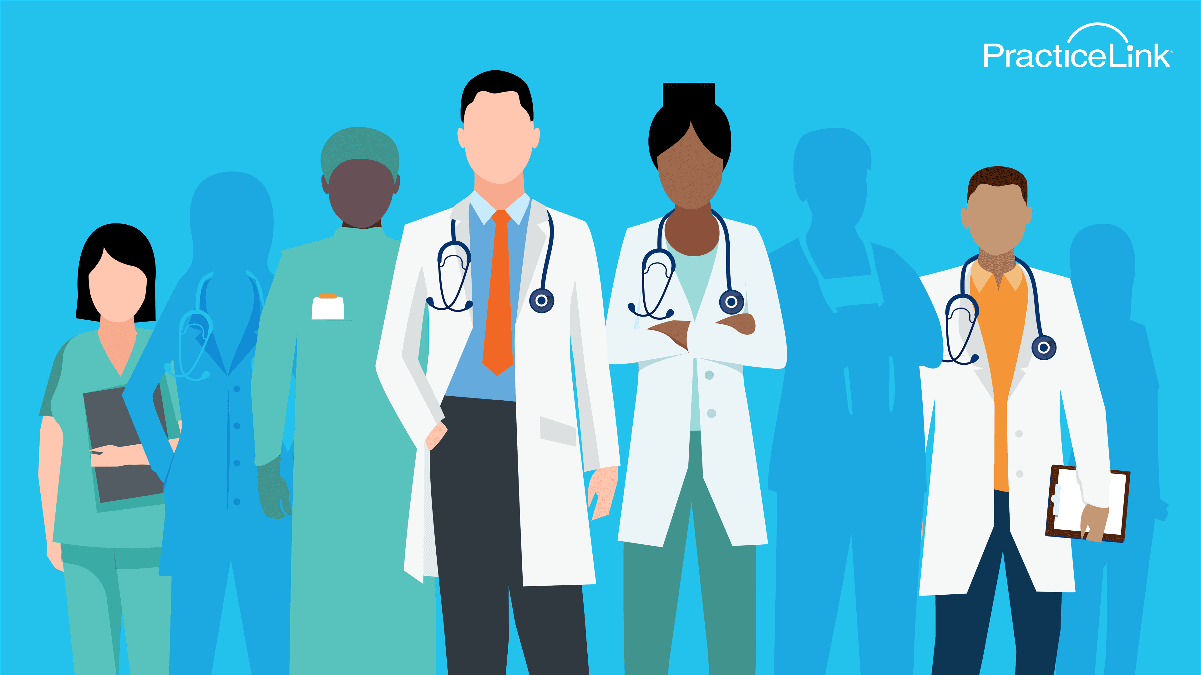 Animated image of physician and physician shortage.