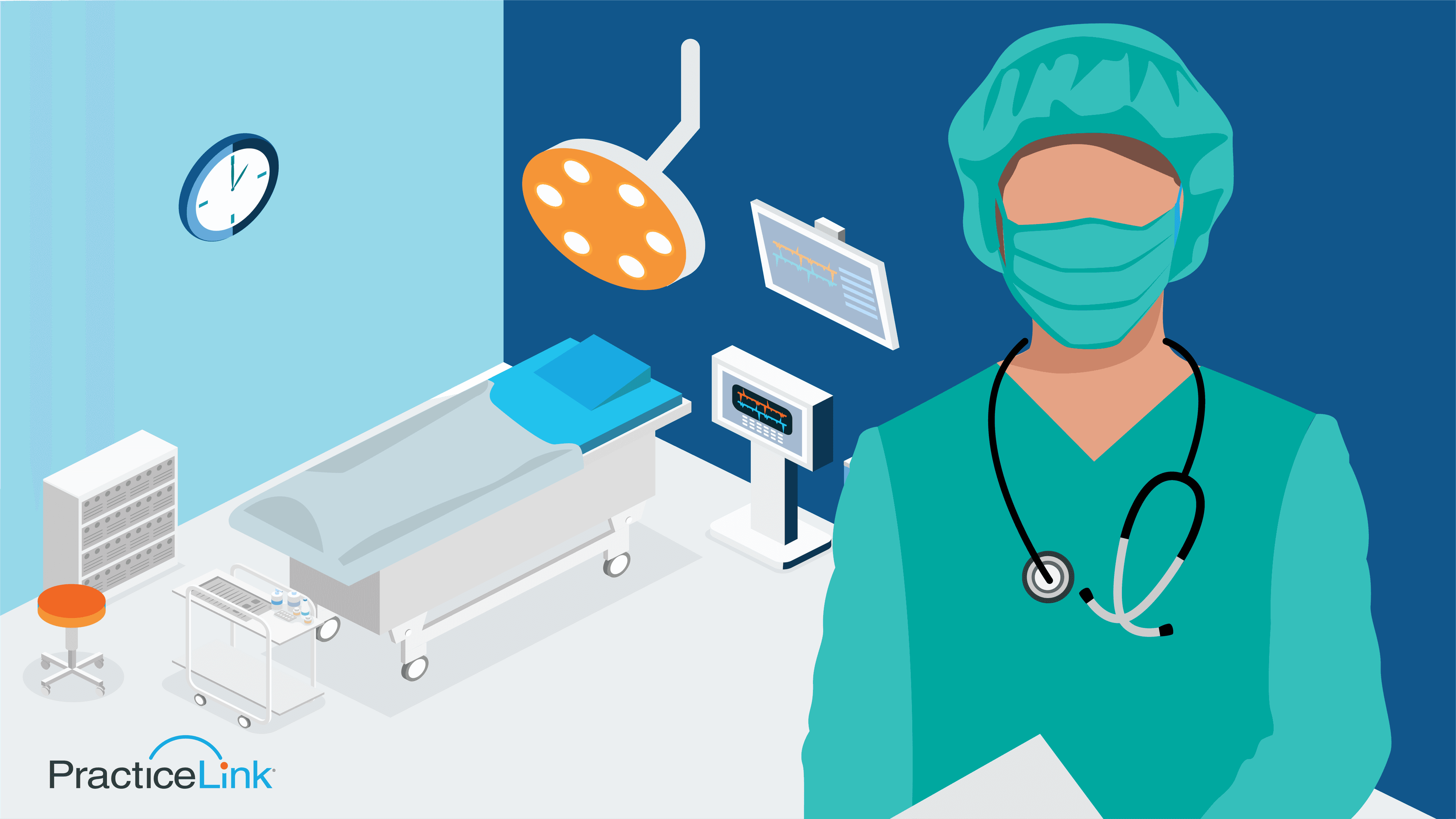 Animated image of surgeon in regards to the question what is the easiest surgical field.
