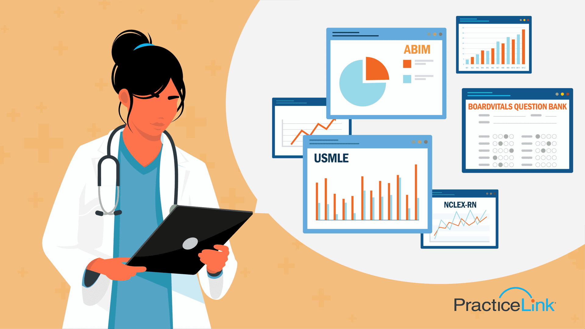 BoardVitals question bank for aspiring physicians preparing to pass their medical boards.