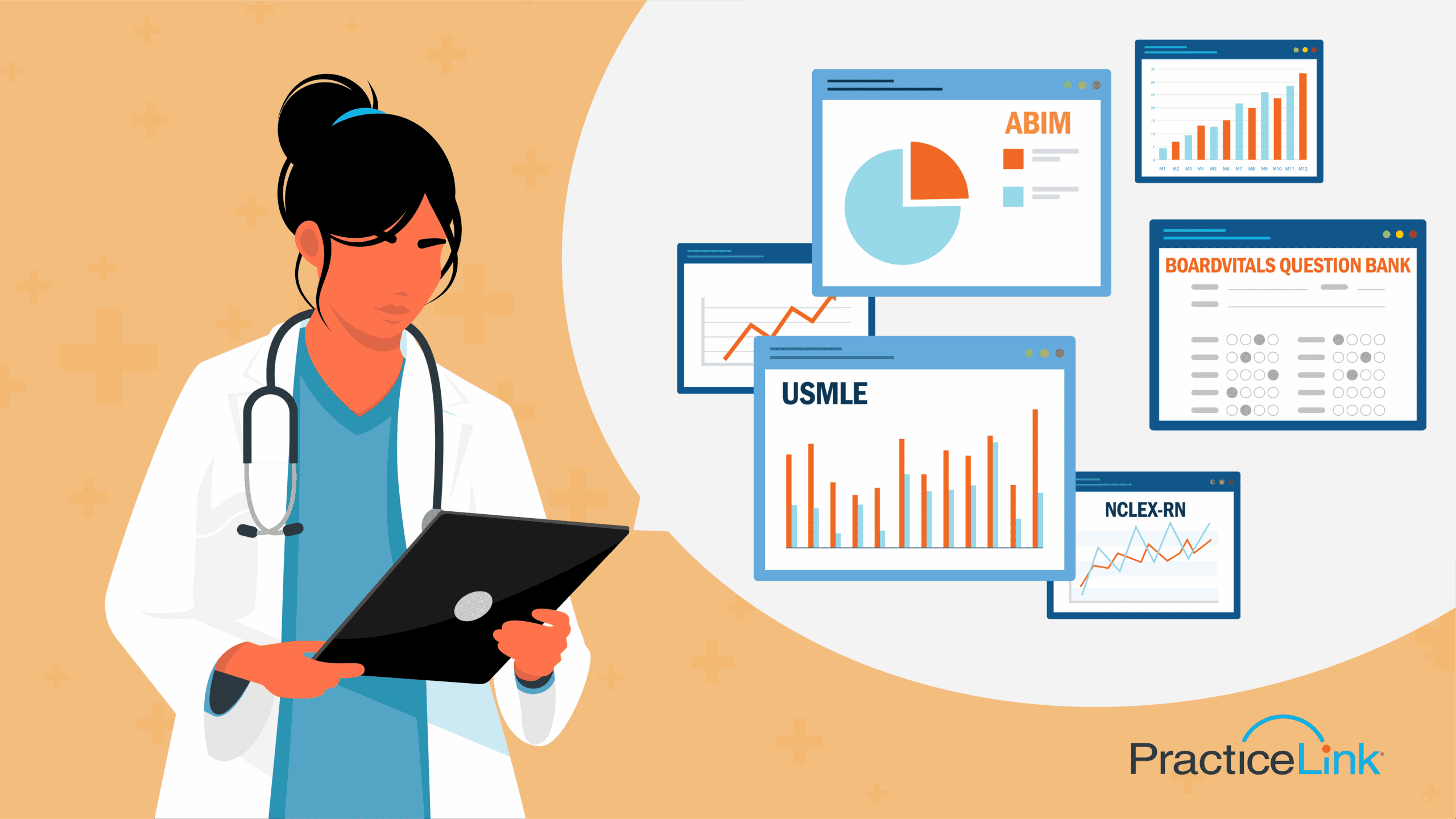 BoardVitals question bank for aspiring physicians preparing to pass their medical boards.