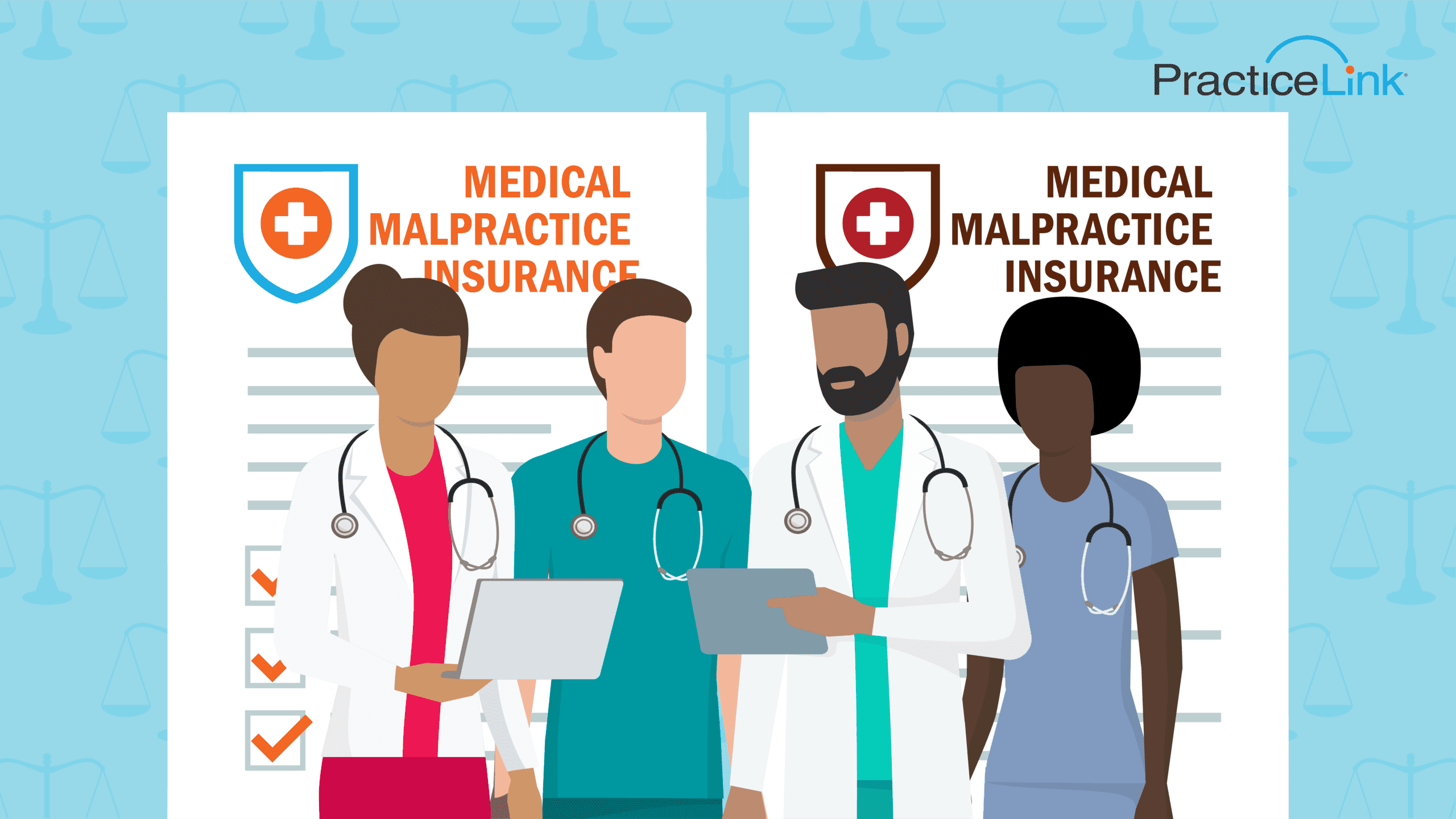 Physicians discussing the best medical malpractice insurance options.