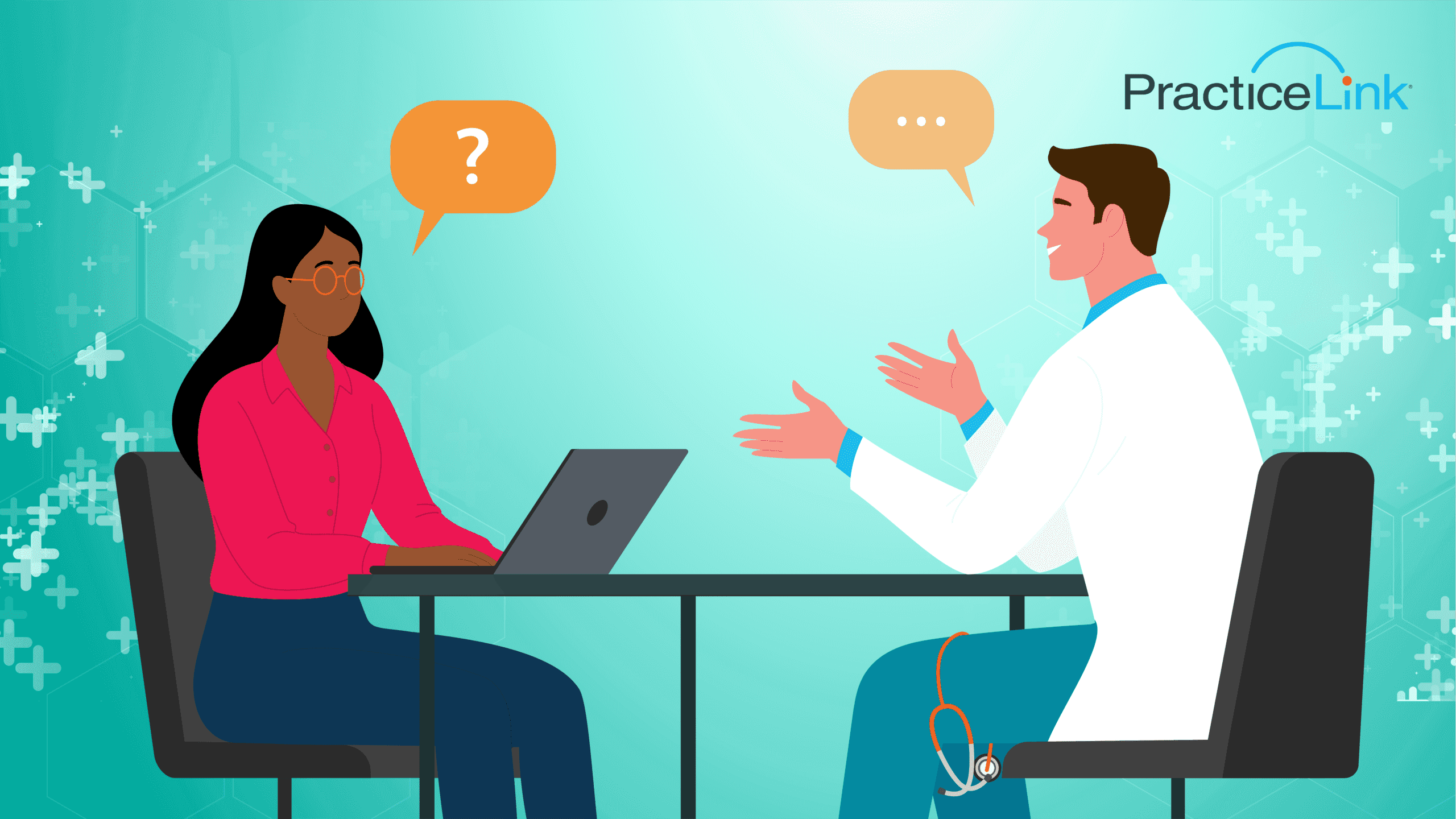 A physician reacting to unexpected physician interview questions.
