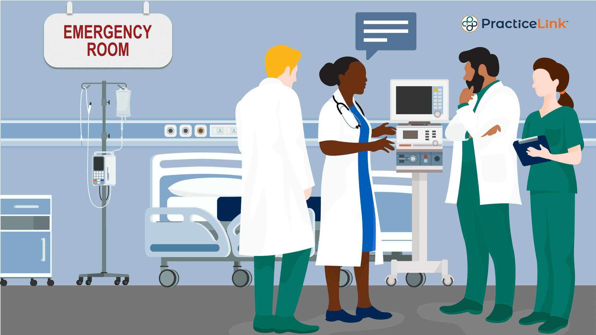 A group of future emergency medicine physicians in training.