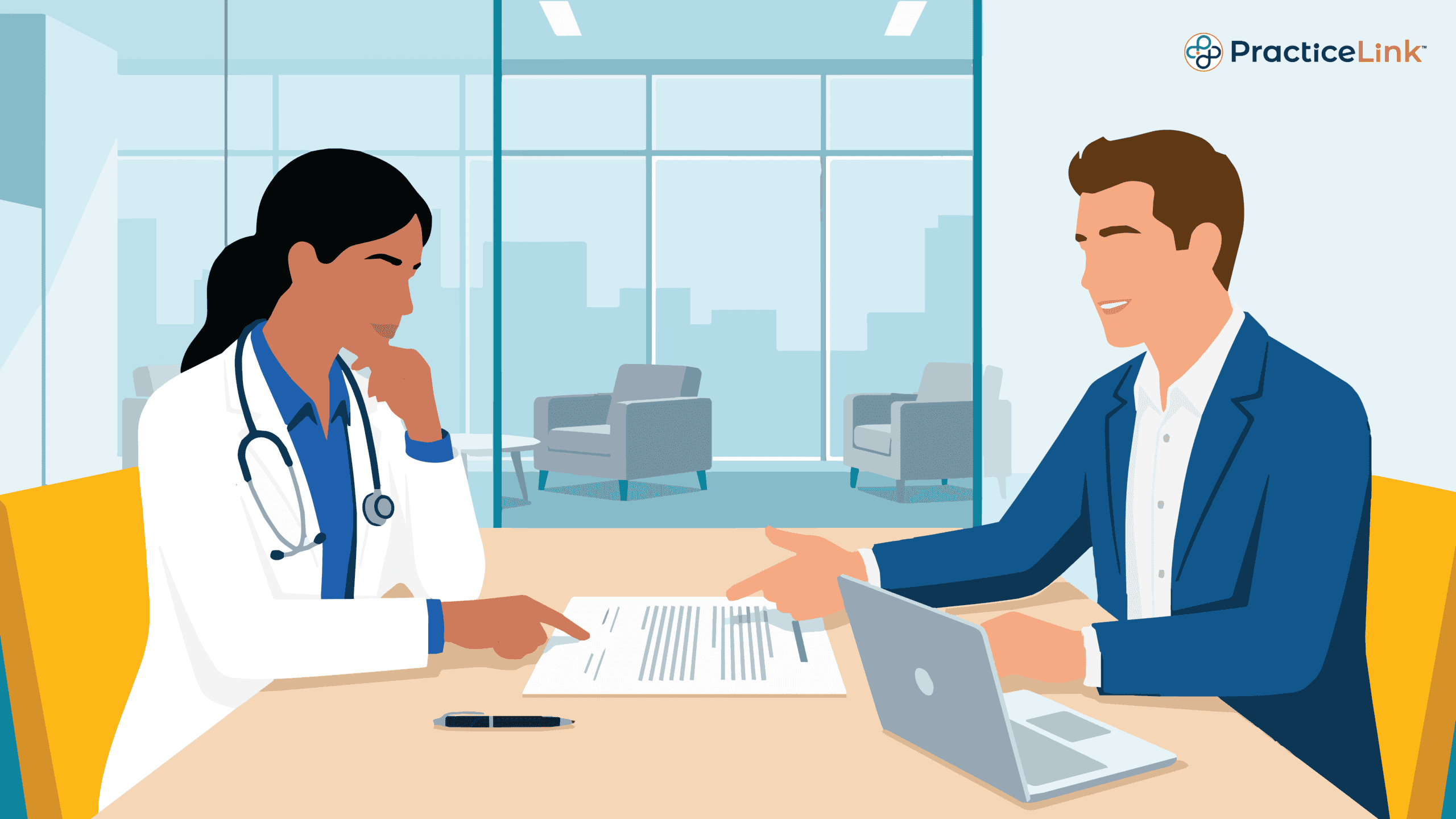 How to negotiate a physician contract image from a blog by PracticeLink.
