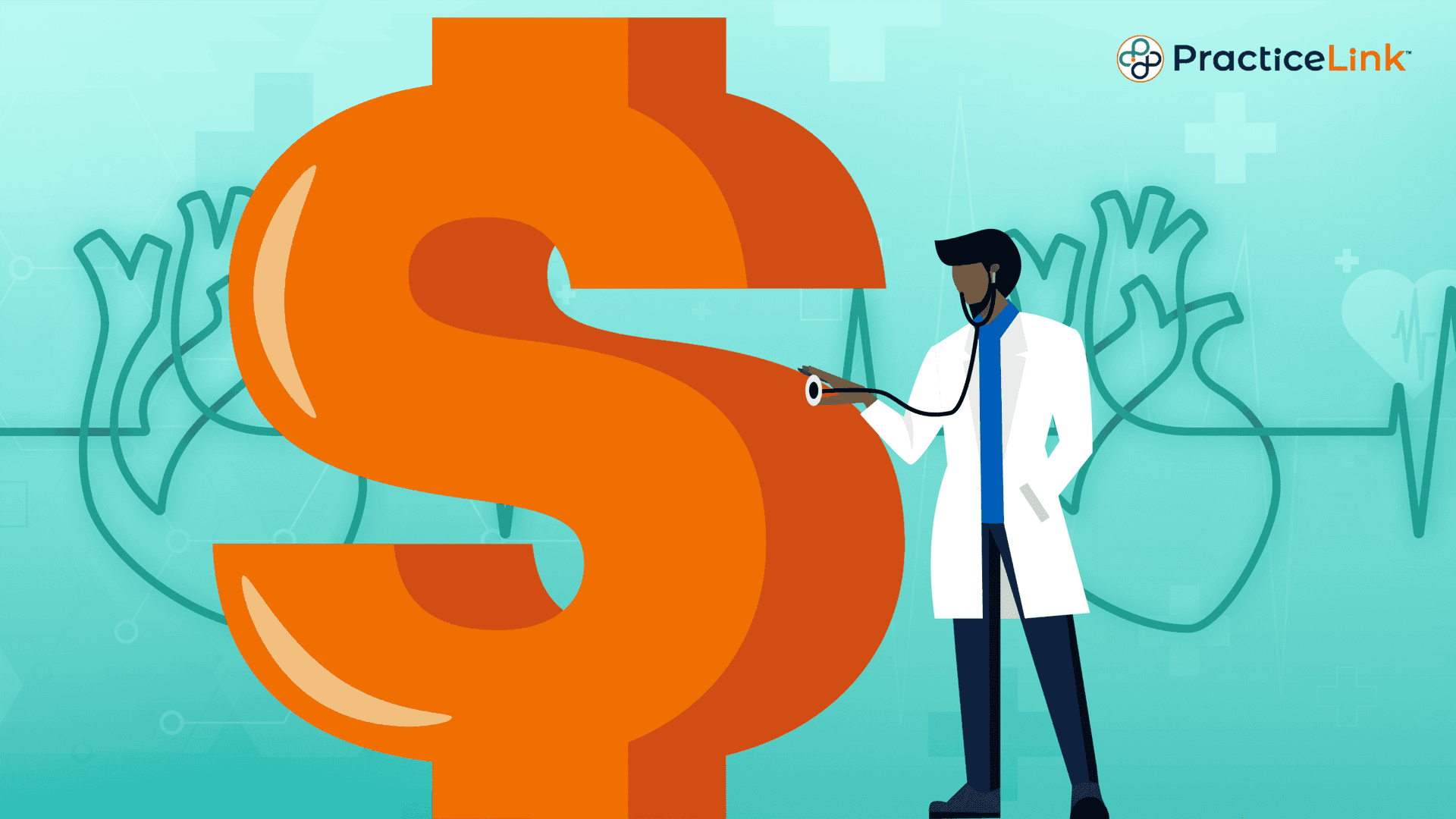 An animated image signifying cardiologist compensation such as salary, bonuses, RVUs and total earnings.