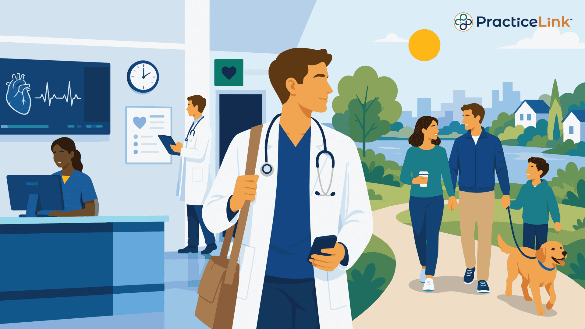 A snapshot showing the full lifestyle of a cardiologist.