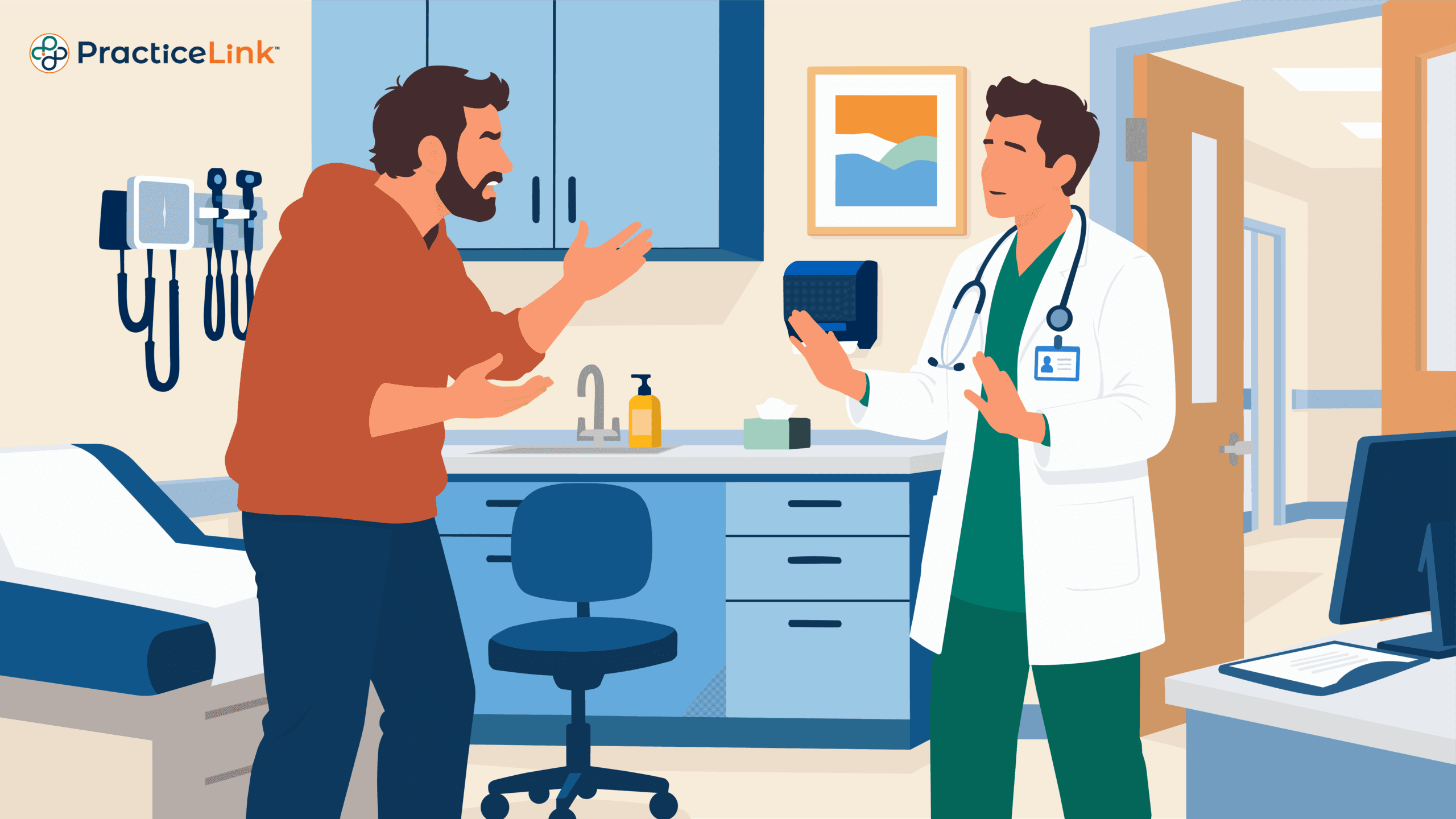 De-escalation techniques for healthcare professionals